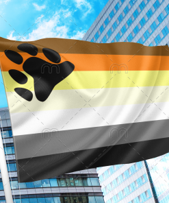 Bear Brotherhood Pride Flag PN0112 2x3 ft (60x90cm) / 2 Grommets left Official PAN FLAG Merch