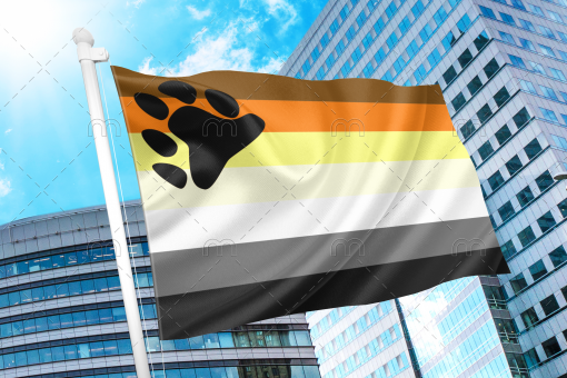 Bear Brotherhood Pride Flag PN0112 2x3 ft (60x90cm) / 2 Grommets left Official PAN FLAG Merch