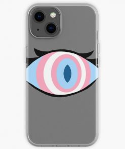 Versimi Eye Transgender Pride Flag iPhone Soft Case RB0403 product Offical transgender flag Merch