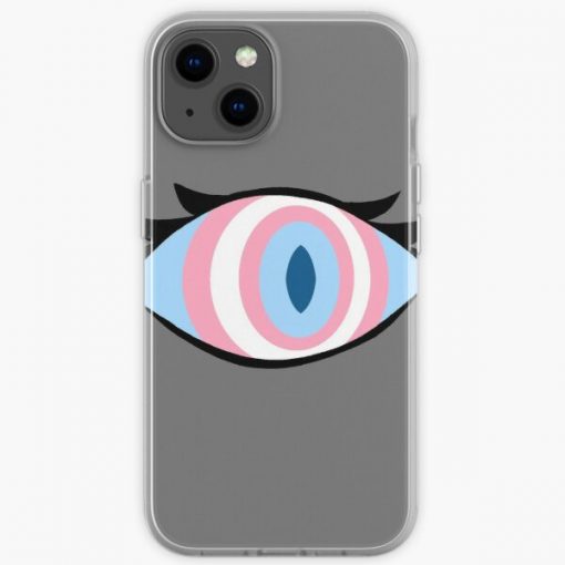Versimi Eye Transgender Pride Flag iPhone Soft Case RB0403 product Offical transgender flag Merch