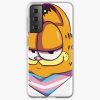 Garfield with Trans Flag scarf design Samsung Galaxy Soft Case RB0403 product Offical transgender flag Merch