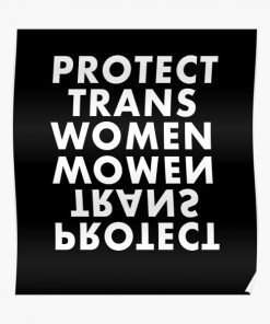 Protect Trans Women Poster RB0403 product Offical transgender flag Merch