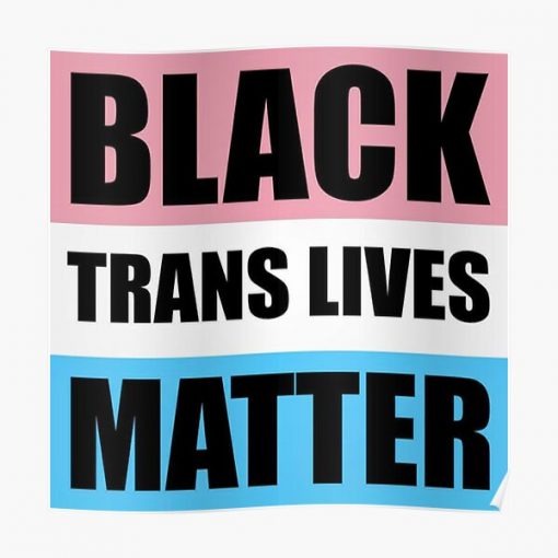 Black Trans Lives Matter Poster RB0403 product Offical transgender flag Merch