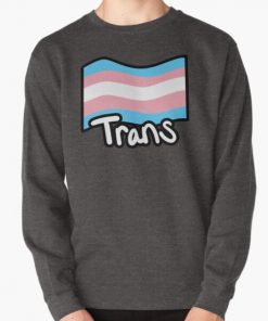 Cute Transgender Flag Pullover Sweatshirt RB0403 product Offical transgender flag Merch