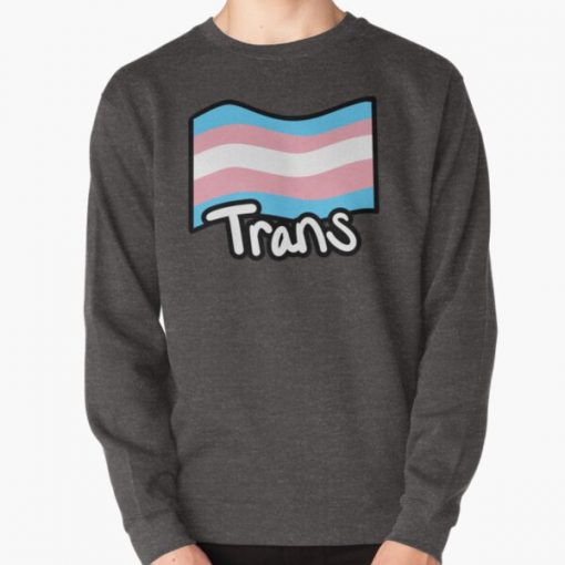 Cute Transgender Flag Pullover Sweatshirt RB0403 product Offical transgender flag Merch