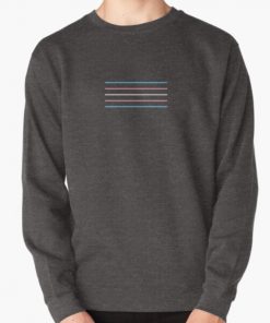 Minimalist Transgender Flag Pullover Sweatshirt RB0403 product Offical transgender flag Merch