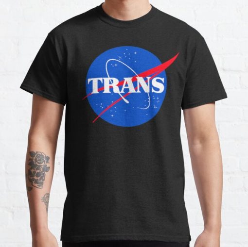 Nasa Trans Pride Logo Classic T-Shirt RB0403 product Offical transgender flag Merch
