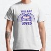 You Are Loved Pride - Trans Classic T-Shirt RB0403 product Offical transgender flag Merch