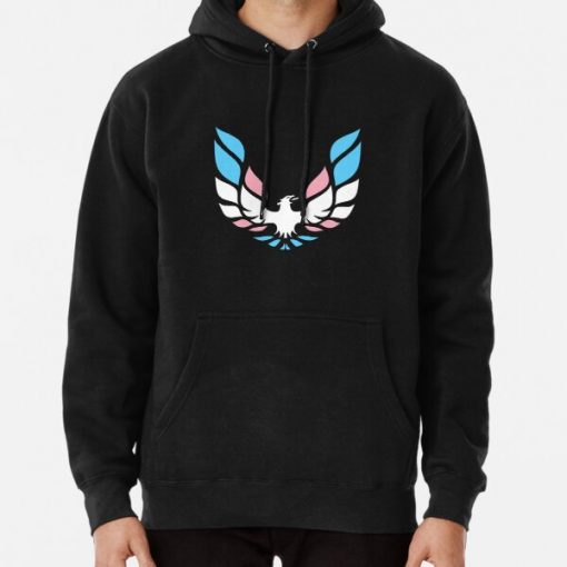 Trans Am Trans Pride (Textless) Pullover Hoodie RB0403 product Offical transgender flag Merch