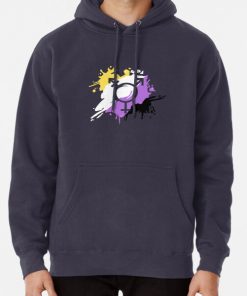Non-binary trans Pullover Hoodie RB0403 product Offical transgender flag Merch