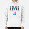 Refuse To Be Invisible Trans Flag Pullover Hoodie RB0403 product Offical transgender flag Merch