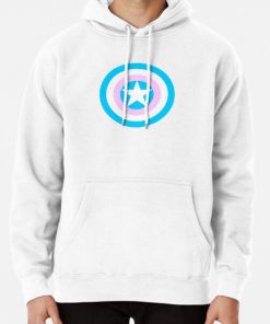 Pride Shields - Trans Pullover Hoodie RB0403 product Offical transgender flag Merch