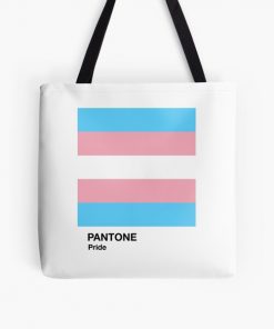 Pantone Trans Transgender Pride Flag All Over Print Tote Bag RB0403 product Offical transgender flag Merch