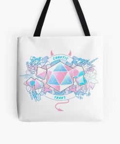 LGBT RPG - Chaotic Trans All Over Print Tote Bag RB0403 product Offical transgender flag Merch