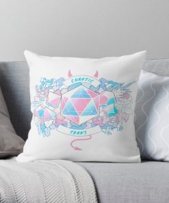 LGBT RPG - Chaotic Trans Throw Pillow RB0403 product Offical transgender flag Merch