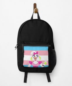 FNAF Security Breach Glamrock Chica Transgender Pride Halfbody Backpack RB0403 product Offical transgender flag Merch