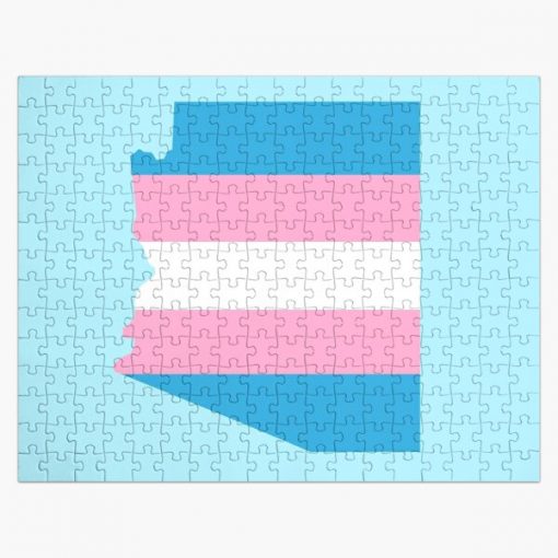 Arizona Trans Pride Jigsaw Puzzle RB0403 product Offical transgender flag Merch