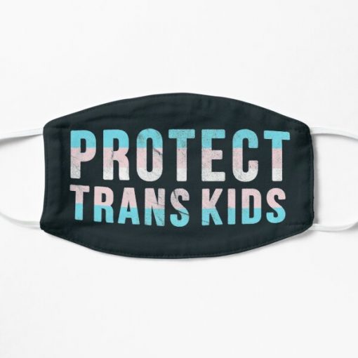 Protect Trans Kids - Pride Activism Flat Mask RB0403 product Offical transgender flag Merch