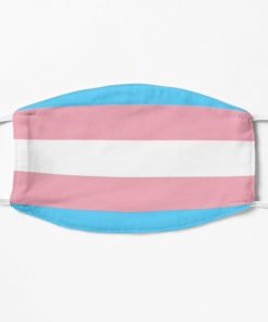 Trans Flag Flat Mask RB0403 product Offical transgender flag Merch